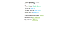 Desktop Screenshot of jakebilbrey.com